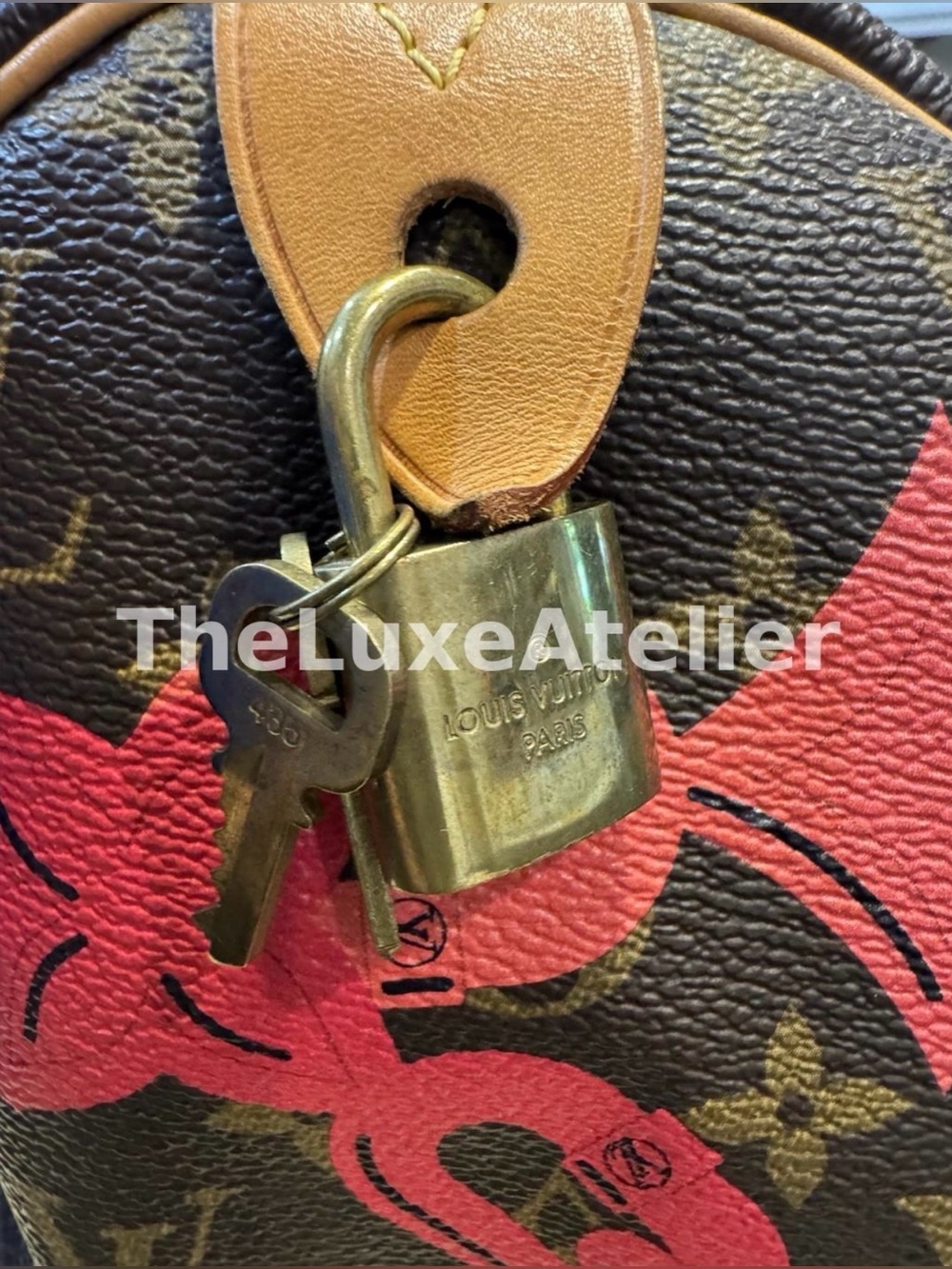 ✨ Louis Vuitton Monogram Bay Speedy 30 Rose Ballerine Poppy – Limited Edition ✨ - Picture 5 of 16